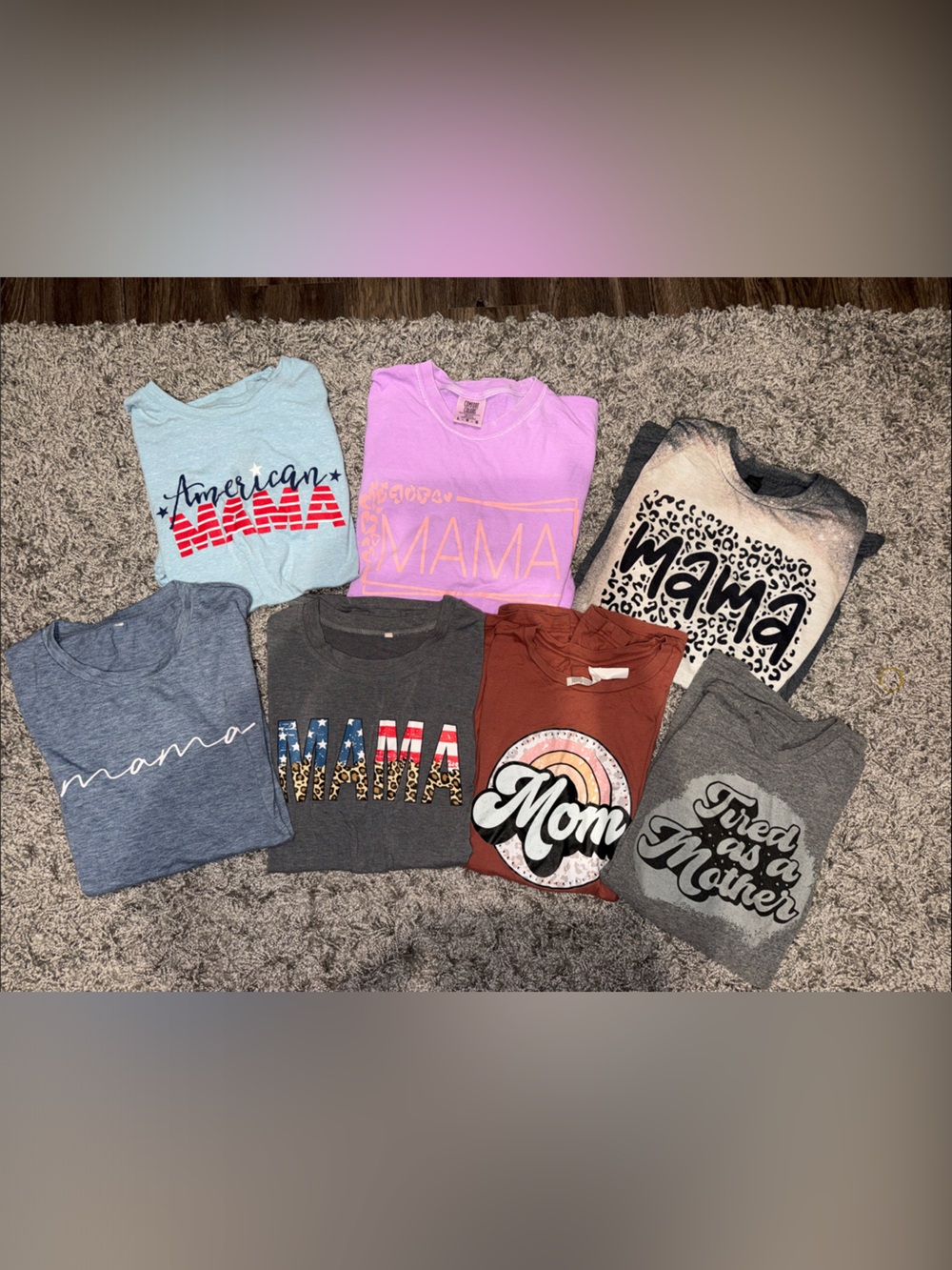Bundle of Mama Tshirts- Large
